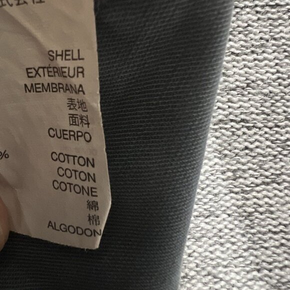 Gap Parka Jacket Women XS Pockets Denim Zip Up Long Sleeve 100% Cotton Gray - Picture 6 of 12